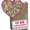 MeinWildvogel Vogelbedarf^WILDVOGEL VITAL 15 kg Vogelfutter Ganzjahresfutter für Wildvögel und Gartenvögel Wildvogelfutter OHNE GENTECHNIK