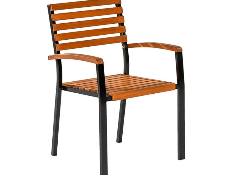 Merxx Gartenmöbel-Set Schlossgarten 7-teilig Stapelsessel 140 cm x 90 cm