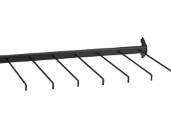 Bettwäsche^Metall-Hosenhalter 60 cm x 30 cm Schwarz