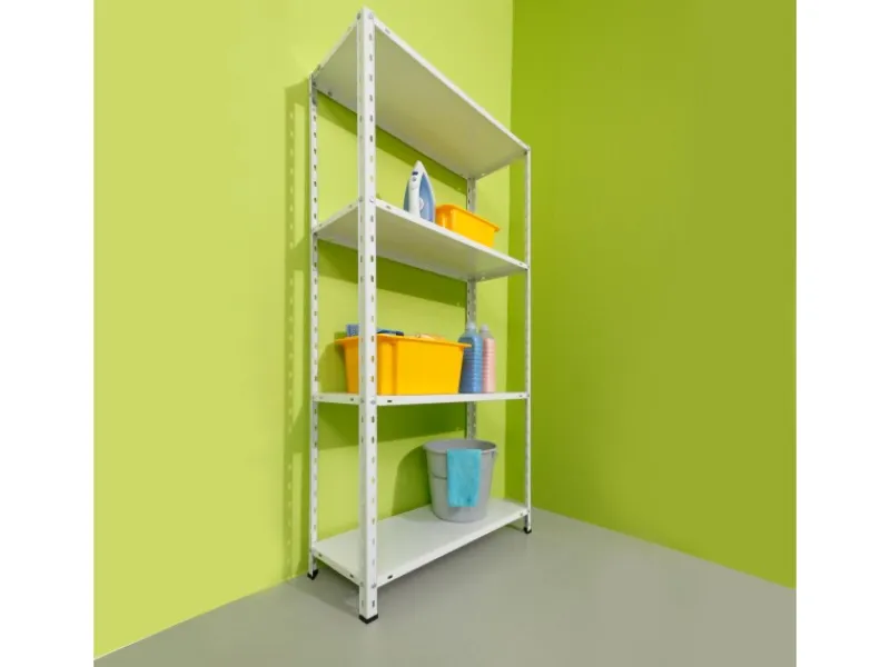 Schwerlastregal|Metallregale^Metall-Schraubregal Pulverbeschichtet 150 cm x 75 cm x 30 cm