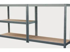 Metall-Schwerlastregal Verzinkt 180 cm x 90 cm x 40 cm