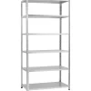 Metallregale|Kellerregale^Metall-Steckregal Verzinkt 203 cm x 100 cm x 50 cm