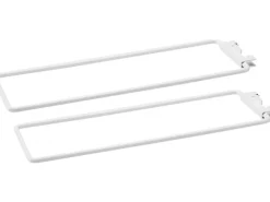 Metall-Trennschiene 10 cm x 31,5 cm Matt-Weiß 2er-Set