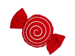 MICA Kissen^Decorations Kissen Süßigkeiten 54 cm x 10 cm x 31 cm Rot