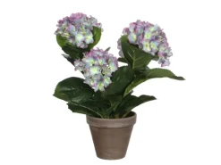 Mica Decorations Kunstpflanzen^Kunstpflanze Hortensie Ø 35 cm x 40 cm Violett