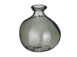 MICA Vasen^Decorations Pinto Vase Petrol H 18 cm x Ø 16 cm