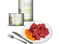 Mjamjam Nassfutter Leckeres Rind an Gedämpftem Kürbis 400 g