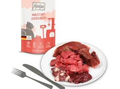 Katzenbedarf^Mjamjam Nassfutter Quetschie Mahlzeit mit Leckeren Herzen 125 g