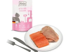 Katzenbedarf^Mjamjam Nassfutter Quetschie Saftiges Huhn und Wildlachs 125 g