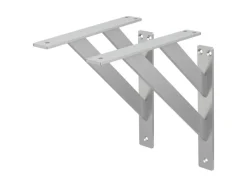 ML-Design Schweberegale^2 Stück Regalhalterung 24x24mm Aluminium Schwebende Regalwinkel