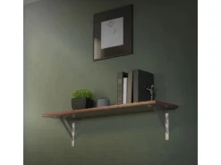 ML-Design Schweberegale^2 Stück Regalhalterung 24x24mm Aluminium Schwebende Regalwinkel