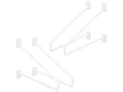 ML-Design Schweberegale^4 Stück Regalhalterung 265 mm aus Stahl Haarnadel Schwebe