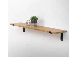 ML-Design Regale Schwarz^2 Stück Regalhalterung 25x4x14,5 cm Metall 10 Zoll L-Form