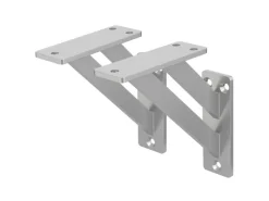 ML-Design Schweberegale^2 Stück Regalhalterung 12x12cm Aluminium Schwebende Regalwinkel