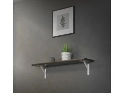 ML-Design 2 Stück Regalhalterung 180x180mm Aluminium Schwebende Regalwinkel