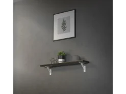 ML-Design Schweberegale^2 Stück Regalhalterung 120x120mm Aluminium Schwebende Regalwinkel