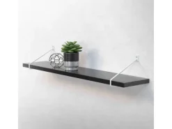 ML-Design Schweberegale^2 Stück Regalhalterung 220 mm aus Stahl Haarnadel Regalwinkel