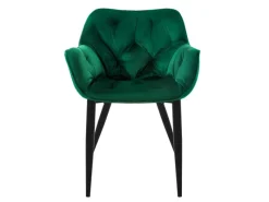 ML-Design Stühle^Esszimmerstühle 6Er Set Dunkelgrün Küchenstuhl mit Dickem Samtstoff