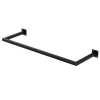ML-Design Garderoben^Kleiderstange Rechteck die Wand T30cm x B90cm Schwarz aus Stahl U-Form