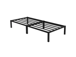 ML-Design Betten^Metallbett 90x200cm auf Stahlrahmen mit Lattenrost Bettgestell