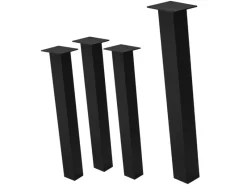 ML-Design Tische^Tischbeine 4Er Set I-96GRAD H72 cm Stahl 8x8cm