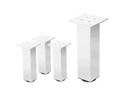 ML-Design Tischbeine 4Er Set I-Design H30 cm Stahl 8x8 cm