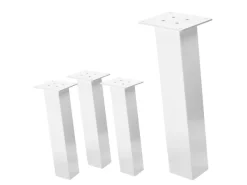 ML-Design Tische^Tischbeine 4Er Set I-96GRAD H42 cm Stahl 8x8cm