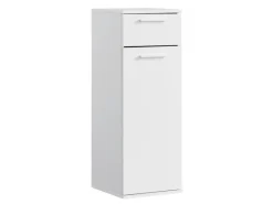 mokebo Regal Weiß^Bad-Beistellschrank Der Matrose Badschrank in 91x33x34cm HxBxT in