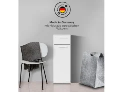 mokebo Regal Weiß^Bad-Beistellschrank Der Matrose Badschrank in 91x33x34cm HxBxT in