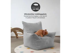 mokebo Sitzsäcke^Kindersessel aus Cord Der Pausenheld Sitzsack Kinder Kindersitzsack in