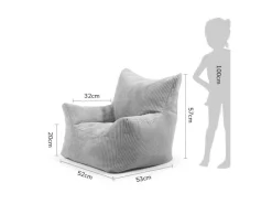 mokebo Sitzsäcke^Kindersessel aus Cord Der Pausenheld Sitzsack Kinder Kindersitzsack in