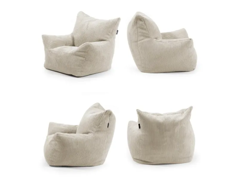 mokebo Kindersessel aus Cord Der Pausenheld Sitzsack Kinder Kindersitzsack in