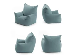 mokebo Sitzsäcke^Kindersessel mit Stoffbezug Der Pausenheld Sitzsack Kinder Kindersitzsack in Petrol