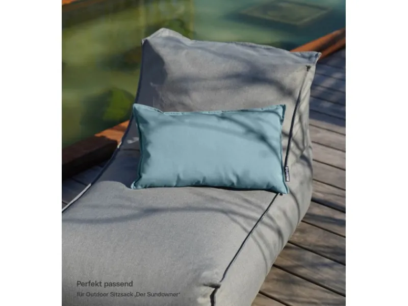 mokebo Outdoor Kissenbezug Das Ruhepolster 50x30cm Sofakissen Hülle in Grün
