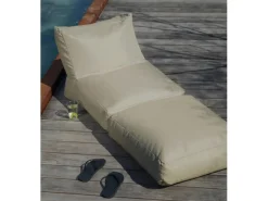 mokebo Sessel^Outdoor Sitzsack Der Summerdream Bean Bag mit Füllung oder Gartenliege in Sand