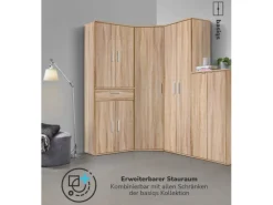 mokebo Schrank in Braun Der Praktische Mehrzweckschrank oder Aufbewahrungsschrank