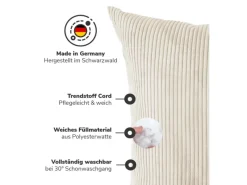 mokebo Sofas^XXL Sofakissen Das Anschmiegsame Riesenkissen oder Kissen aus Cord in