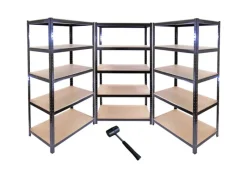 Monstershop Regalsysteme^3 x Monster Racking T-Rax 90cm Lagerregal Schwarz