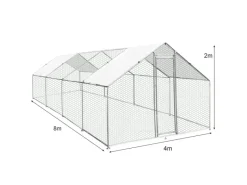 Monstershop Kleintierbedarf^Hühner Freilauf 4m x 8m x 2m