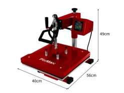 Monstershop Schwenkbare Transferpresse 38cm x 38cm