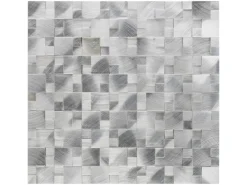 Mosaik^Mosaik Aluminium Silver 3D 30 cm x 31,5 cm