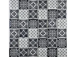 Mosaik^Mosaik Glas Retro Indigo 30 cm x 30 cm