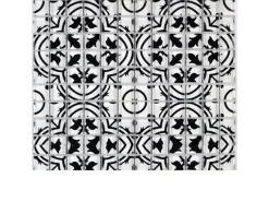 Mosaik^Mosaik Glas Retro Schwarz Weiß 30 cm x 30 cm