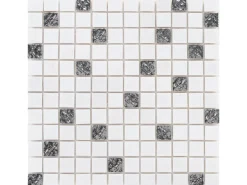 Mosaik Marmor Roma Silver 30 cm x 30 cm