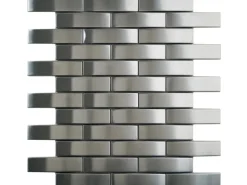 Mosaik Metall Edelstahl 29 cm x 28 cm