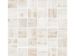 Mosaikfliese Oak Shabby White 30 cm x 30 cm