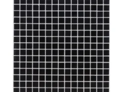 Mosaikmatte Art Glas Schwarz 32,7 cm x 32,7 cm