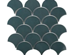 Mosaikmatte Castello Fächer Keramik 29,2 cm x 30,3 cm