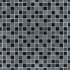 Mosaik^Mosaikmatte Glas & Marmor Black 30 cm x 30 cm