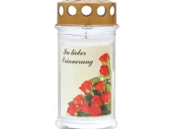 Kerzen|Ostern^Motiv-Grablicht Ambrosius 5 Tage Rose